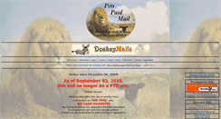 Desktop Screenshot of petspaidmail.com